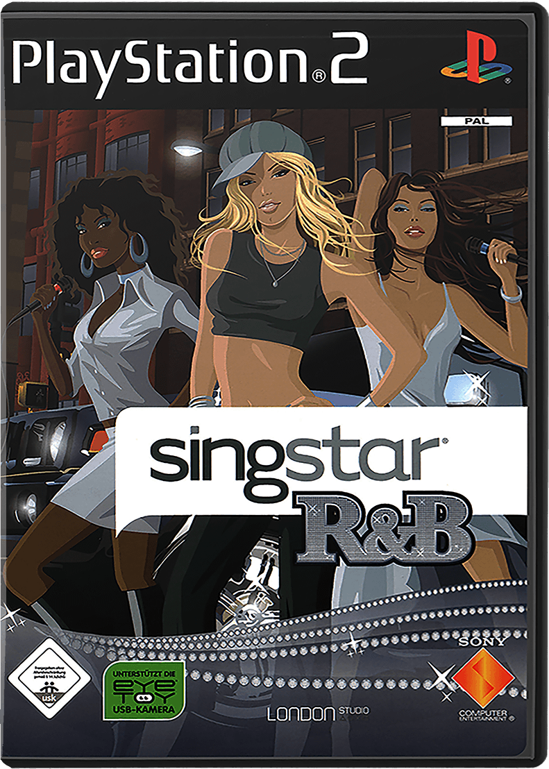 Singstar R&B box art for Playstation 2